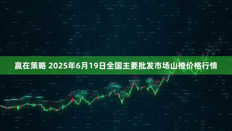 赢在策略 2025年6月19日全国主要批发市场山楂价格行情