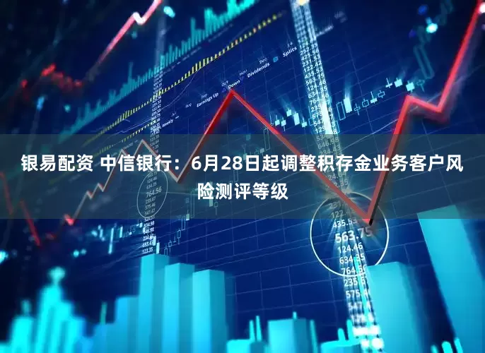 银易配资 中信银行：6月28日起调整积存金业务客户风险测评等级