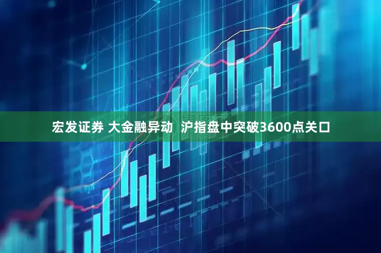 宏发证券 大金融异动  沪指盘中突破3600点关口