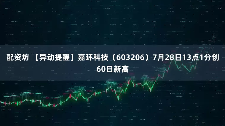 配资坊 【异动提醒】嘉环科技（603206）7月28日13点1分创60日新高